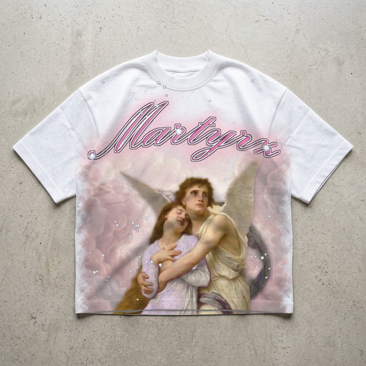 Psyche Tee, white, front